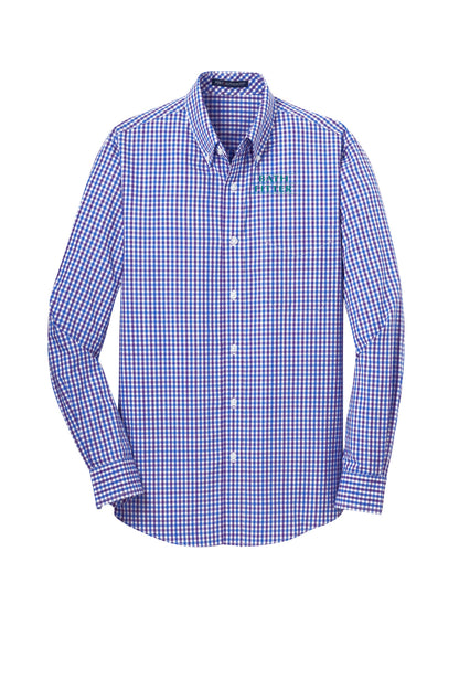Port Authority ®  Long Sleeve Gingham Easy Care Shirt. S654